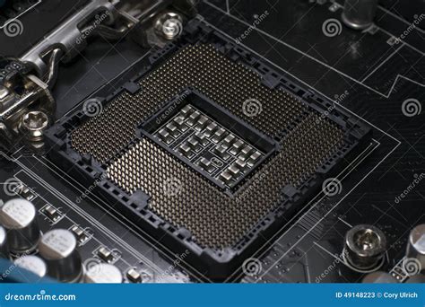 Lga 1155 Socket Stock Image Image Of 1155 Socket Intel 49148223