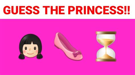 Can You Guess The Disney Princess By Emoji Emoji Quiz Youtube