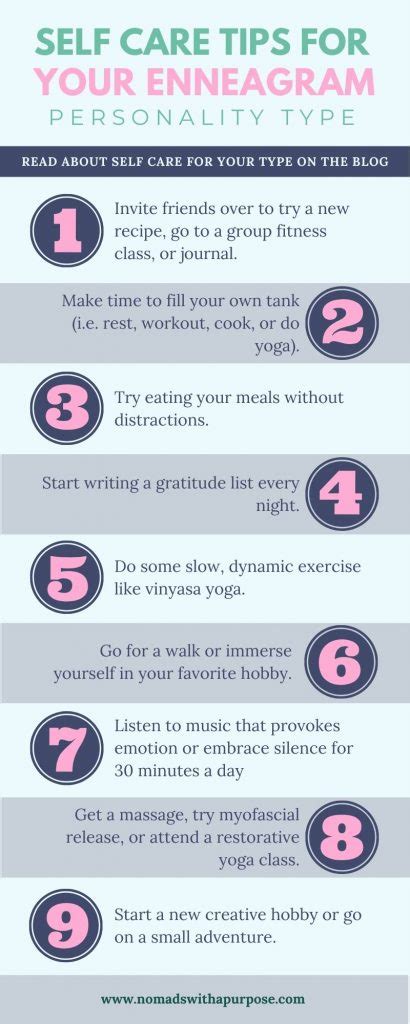 Self Care Tips For Each Of The 9 Enneagram Types Nomads With A Purpose