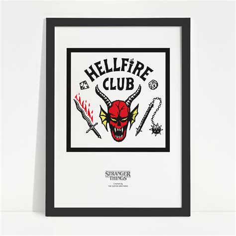 Stranger Things Hellfire Club Print Merseymade