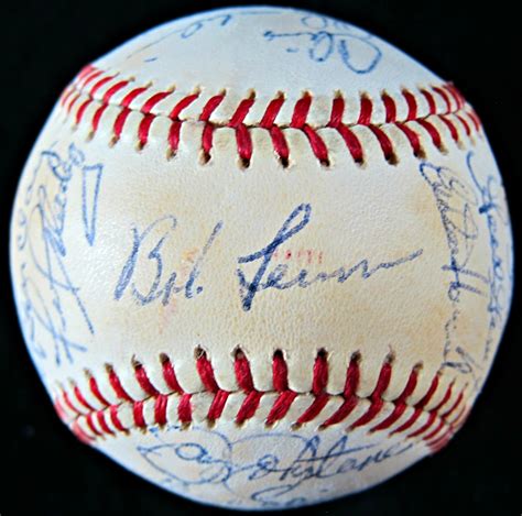 1978 New York Yankees Team Signed Baseball Memorabilia Center