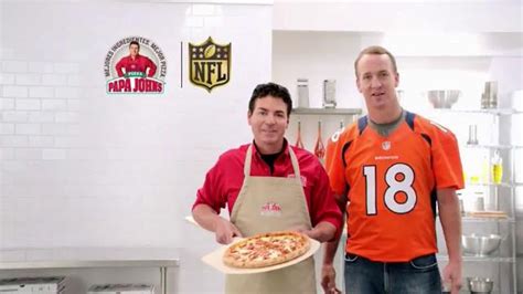 Papa Johns Kickoff Special Tv Spot Nfl Con Peyton Manning Ispottv