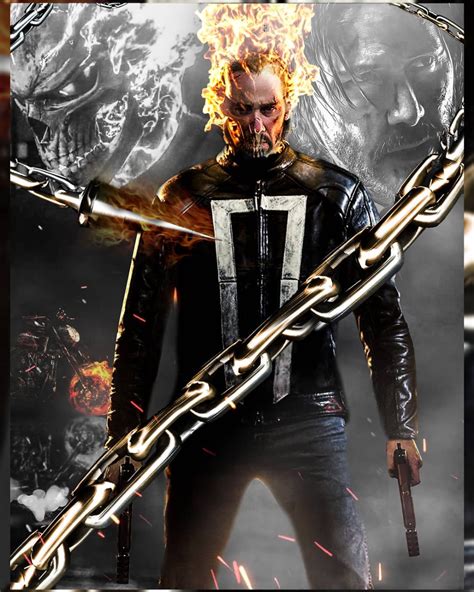 New Artwork Of Ghost Rider Shows What Keanu Reeves Could Look Like As