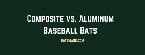 They also have metal adjustable and replaceable pins for grip, so there are no worries there. Composite vs. Aluminum Baseball Bats - BatSmash.com