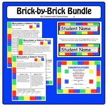 Quickly create certificate and reward . Brick Bundle: Newsletters Desk Tags & End of Year ...