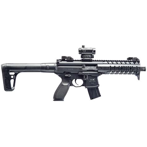 Sig Sauer Mpx Co2 177 Caliber Pellet Air Rifle With Red Dot Scope Air