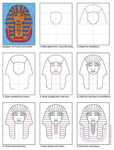 Painting King Tut · Art Projects For Kids Древний египет Египетские