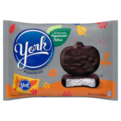 Save On York Dark Chocolate Covered Peppermint Patties Candy Pumpkins Order Online Delivery