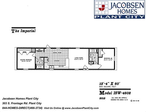 800 999 Sq Ft Manufactured And Modular Homes Jacobsen Mobile Homes