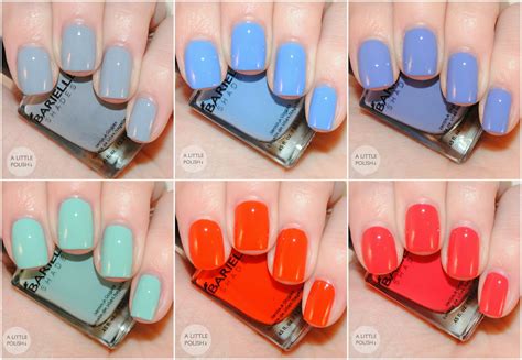 A Little Polish Barielle Vibrants For Spring 2014 Swatches And Review