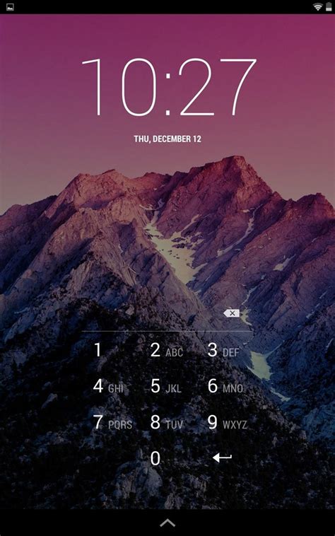 Android Default Pin Lock Screen Layout Itecnote