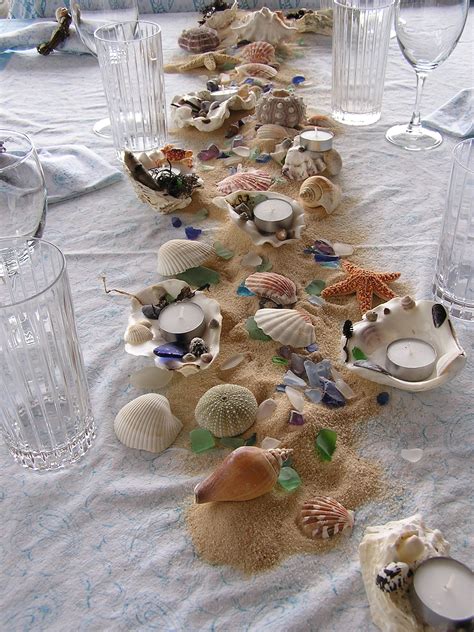 Beach Theme Table Decorations An Inspired Kitchen