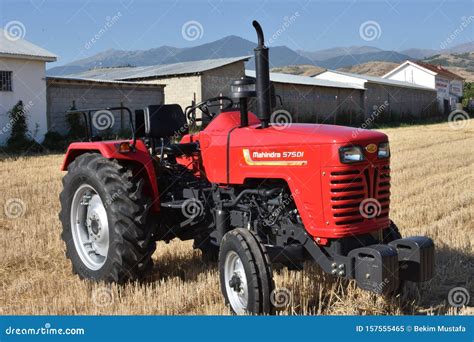 Tractor Mahindra Mkm 575 India Tractor Editorial Image Image Of