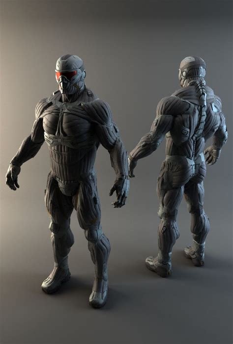 Artstation Crysis Nanosuit James Stark Armor Concept Futuristic