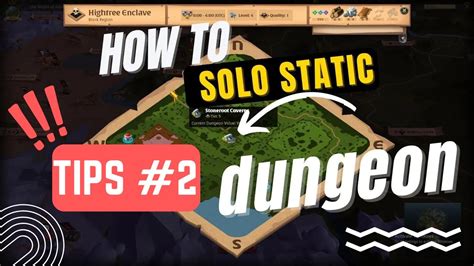 How To Solo Static Dungeon Albion Online Beginner Tips Youtube