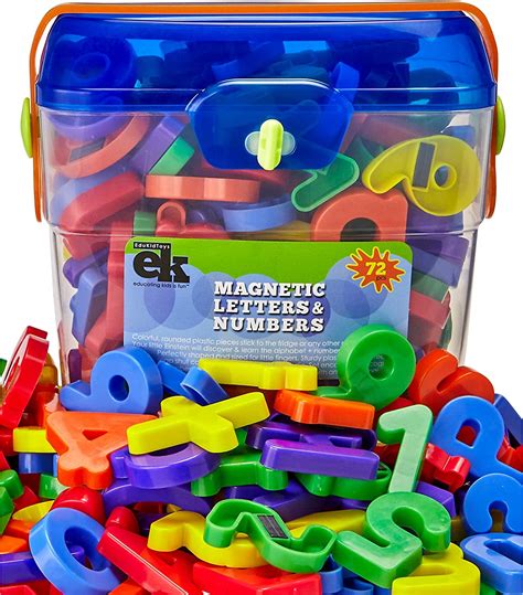 Buy Magnetic Letters And Numbers 72 Educational Refrigerator Fun