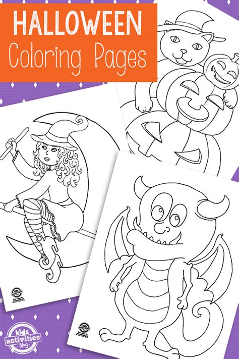 25 Free Halloween Coloring Pages For Children Of All Ages My Blog