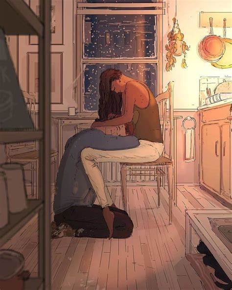 Artist Creates Beautiful Illustrations Of Everyday Life With His Wife And They Re Soul Stirring