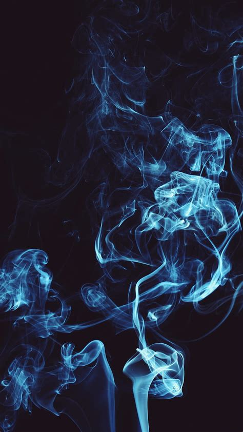 Shrouds Smoke Clots Blue Abstraction Hd Phone Wallpaper Peakpx