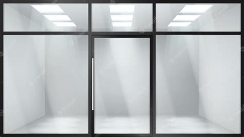 Premium Vector Glass Entrance Door Shopping Center Mall Entrance