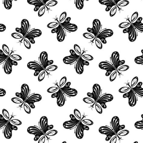 Butterfly Vector Pattern | FreeVectors