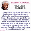 REFLEXÕES PARA TODOS: 18 de Julho - Dia Internacional Nelson Mandela ...