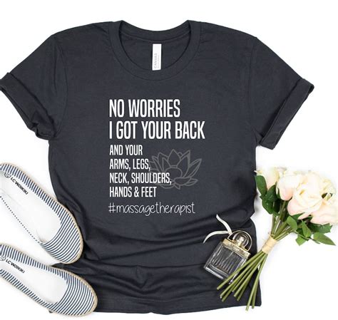 no worries i got your back massage therapist shirt svg and png etsy