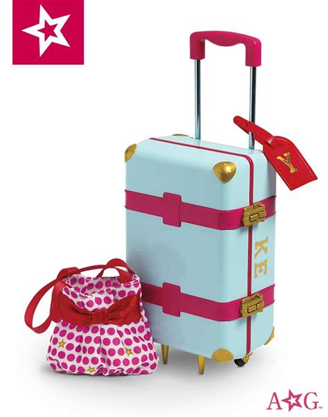 Travel In Style Luggage American Girl American Girl Doll Room