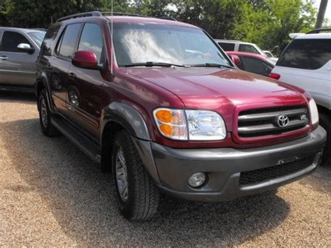 Interested to see how the 2003 toyota sequoia ranks against similar cars in terms of key. Purchase used 2003 Toyota Sequoia SR5 Sport Utility 4-Door 4.7L in Waxahachie, Texas, United States