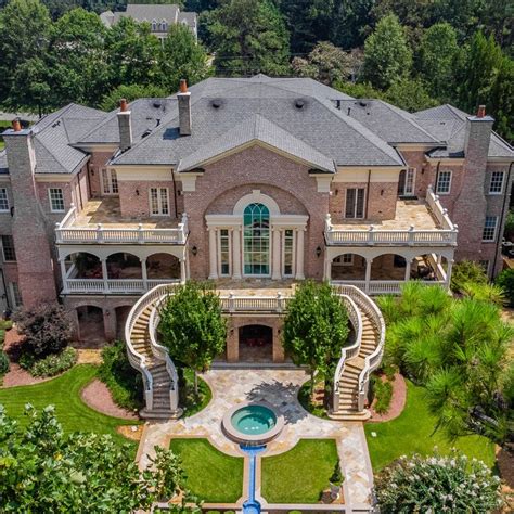 Most Fabulous Home For Sale In Suburban Atlanta Mansion Exterior