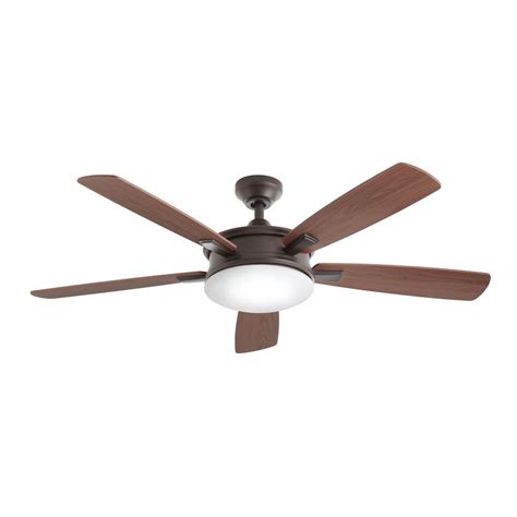 Prominence home modern wooden blades ceiling fan Home Decorators Collection Daylesford 52 in. LED Indoor ...