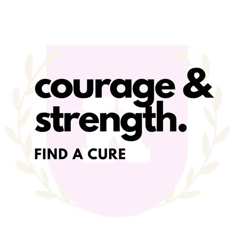 Courage & Strength Cancer Awareness Instant Download - Etsy España