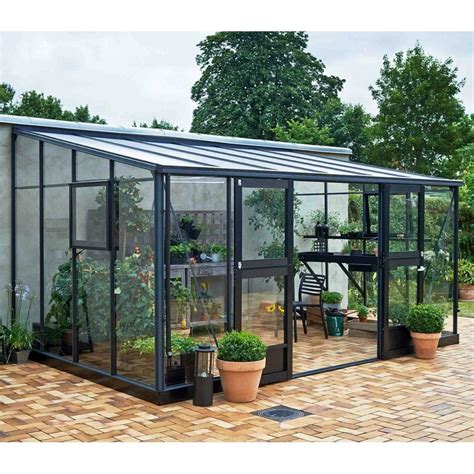 How to use a greenhouse: Juliana Lean-To Greenhouse 10X14 | Garden Street