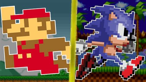 Super Mario Bros Vs Sonic The Hedgehog Nintendo Vs Sega Youtube