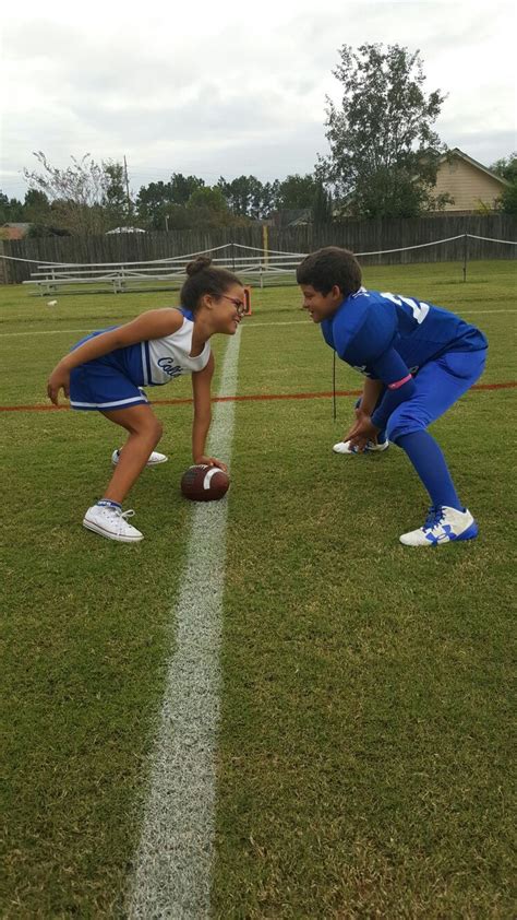 cheerleader vs football player sister vs brother photography cheer football couple football