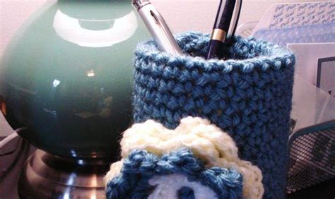 Heart Maine Home Crocheted Pencil Holder Diy Jhmrad 90857