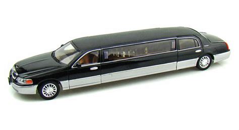 2003 Lincoln Limousine Black Superior 0702wb 128 Scale Diecast