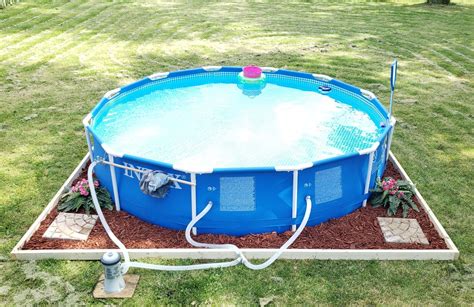 Super Cheap Intex Pool Landscaping Idea Intex Pool Swimming Pool