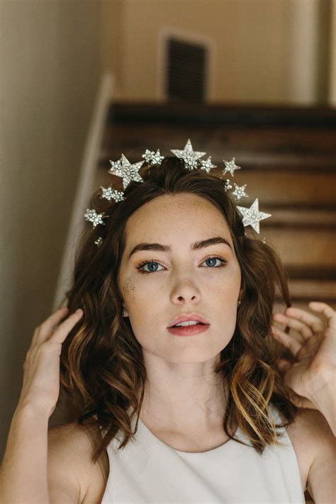 celestial crown starburst crown hedy lamarr crown double star crown wedding tiara
