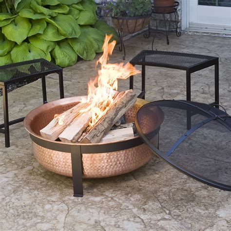 100 Real Copper Fire Pit Cover Screen Deep Larger Longer Fires Outdoor