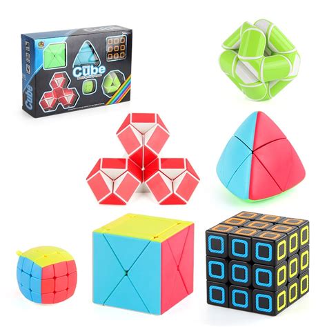 Kit Com 6 Modelos Cubo Magico Diferentes Series Cube Match Special