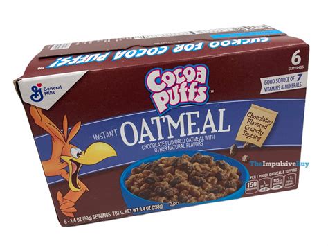 REVIEW Cocoa Puffs Oatmeal The Impulsive Buy