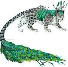 1,740 free images of fantasy animal. Snow leopard and peacock hybrid | Mystical animals