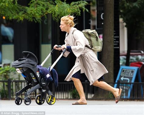 Claire Danes Treats Son Cyrus To Ice Cream As She Pushes Newborn Baby