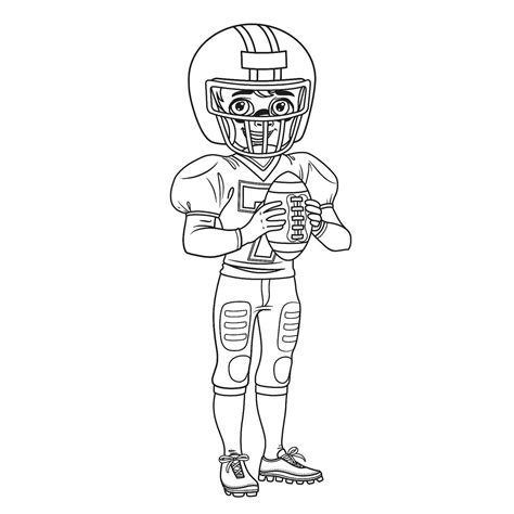 Printable Football Coloring Pages For Kids