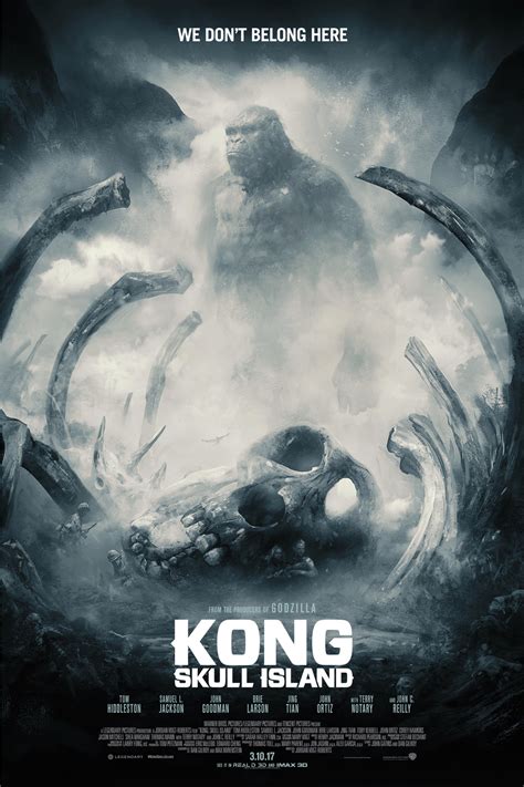 Kong Skull Island Poster By Karl Fitzgerald Kong Skull Island Movies