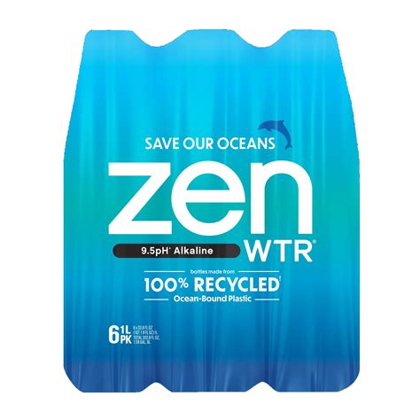 Zen Essentials Zen Water 95ph 1 L Bottles Shop Water At H E B