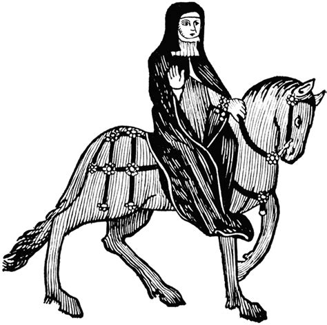 Canterbury Tales The Prioress Canterbury Tales Clip Art Character