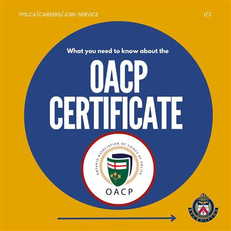 Toronto Police Talent Acquisition On Twitter Possessing A Valid Oacp Certificate Is A Pre