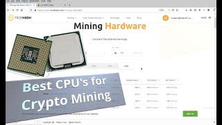 While it requires specialized hardware than cpu mining, gpu is more flexible in application. Best Crypto To Mine With Cpu 2021 : Cpu Mining Crypto ...